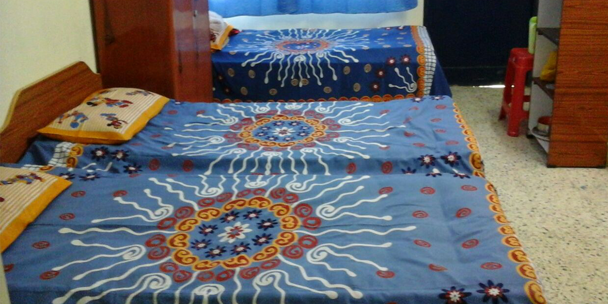 double Sharing Bed